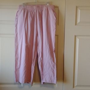 Pink Crop Pants